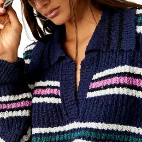 NWT Free People Kennedy Pullover Sweater - Picture 4 of 6